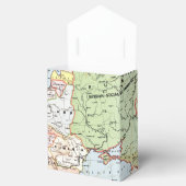 Het avontuur begint de Wereldkaart van de Schokrei Bedankdoosjes (Geopend)