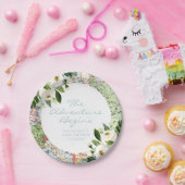 Het avontuur begint het Baby shower van de Reizen Papieren Bordje (Feest)