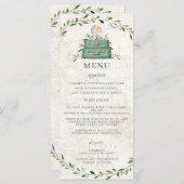 Het avontuur begint het Menu van de Schower van de (Voorkant / Achterkant)