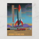 Het avontuur begint hier briefkaart (Voorkant)