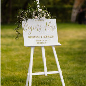 Het avontuur begint hier Elegant Wedding Welkom Acryl Bord