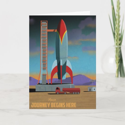 Het avontuur begint hier kaart (Voorkant)