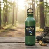 Het avontuur begint hier op het Michigan Square-St Vierkante Sticker