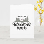 Het avontuur begint kaart (Gele Bloem)
