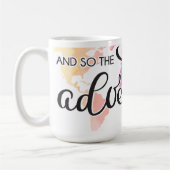 Het avontuur begint koffiemok (Links)