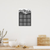 Het avontuur begint met de bergzentaart poster (Keuken)