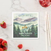 Het avontuur begint met de bruiloft van bergen Dee Servet (Insitu)