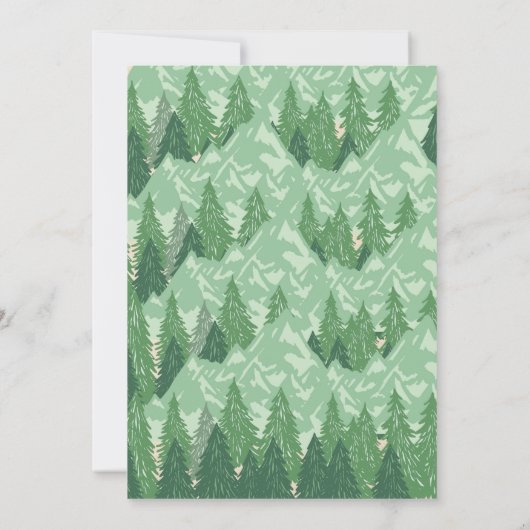 Het avontuur begint met een doucheuitnodiging kaart (Achterkant)