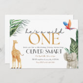 Het avontuur begint met een eerste verjaardagsfees kaart (Voorkant / Achterkant)