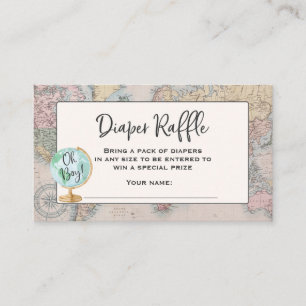 Het avontuur begint met een luidere Raffle Ticket  Informatiekaartje