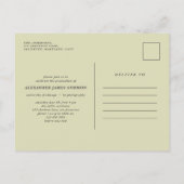 Het avontuur begint met foto-afstuderen invullen uitnodiging briefkaart (Achterkant)