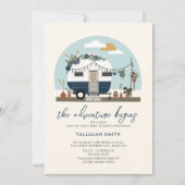 Het avontuur begint met het Baby shower van Boho B Kaart (Voorkant)