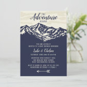 Het avontuur begint met het Baby shower van de Ber Kaart (Staand voorkant)