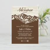 Het avontuur begint met het Baby shower van de Ber Kaart (Staand voorkant)