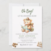 Het avontuur begint met het Schattigee Beer Summer Kaart (Voorkant)