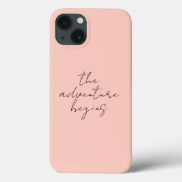 Het avontuur begint met minimalistische kalligrafi Case-Mate iPhone case
