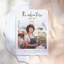 Het avontuur begint Modern Afstuderen van de Foto