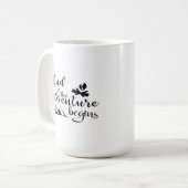 Het avontuur begint Mok (Voorkant links)