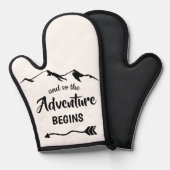 Het avontuur begint Motivatie Ovenwant (Voorkant / Achterkant)