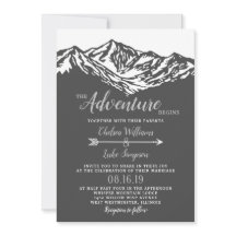 Het avontuur begint Mountain Wedding Grey