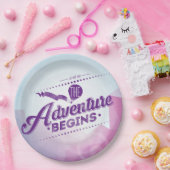 Het avontuur begint papieren bordje (Feest)