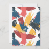 Het avontuur begint penseelstreek foto afstuderen kaart (Achterkant)