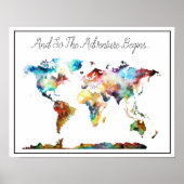 Het avontuur begint... poster (Voorkant)