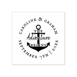 Het avontuur begint | Robuust Anchor sparen de dat Rubberstempel