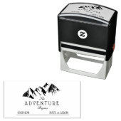 Het avontuur begint ⎢ roestbruine bruine stempel (In situ)