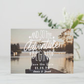 Het avontuur begint sparen de Datum (Staand voorkant)