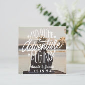 Het avontuur begint sparen de Datum Kaart (Staand voorkant)