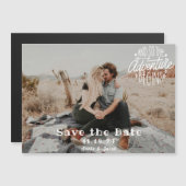 Het avontuur begint sparen de Magnet van de Datum (Voorkant / Achterkant)