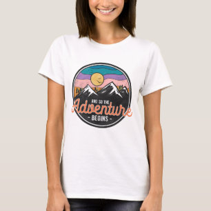 Het avontuur begint t-shirt