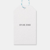 Het avontuur begint, Trouw Welkomstlabel, Kraft Cadeaulabel (Achterkant)