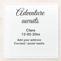 Het avontuur begint voeg naam toe datum jaar plaat