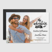 Het avontuur begint Weddenschap sparen de Foto van (Voorkant / Achterkant)