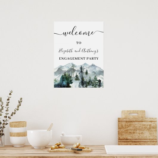 Het avontuur begint Wilde Verloving Welkomstwoord Poster (Keuken)