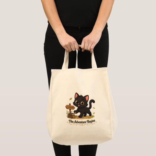 Het avontuur begint-Ziggy blij Tote Bag (Voorkant (product))