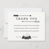 Het avontuur Geachte Kaarten van Dank u voor Baby (Voorkant)