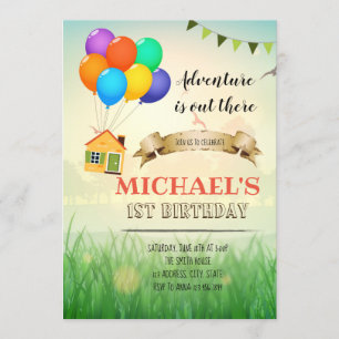 Het avontuur is buiten partijuitnodiging kaart