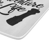 Het avontuur is de levensstijl snijplank (Hoek)