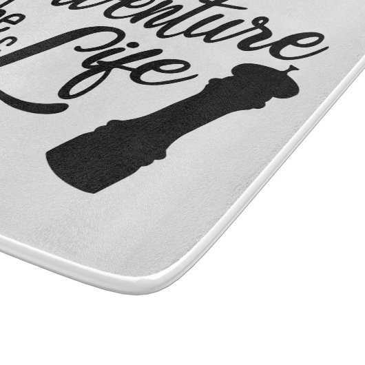 Het avontuur is de levensstijl snijplank (Hoek)