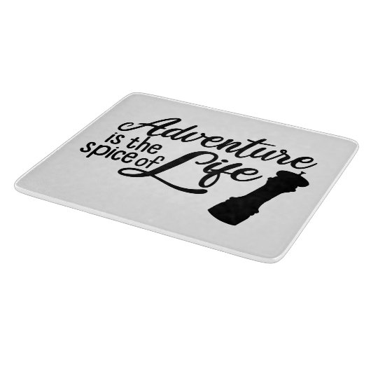 Het avontuur is de levensstijl snijplank (Hoek)