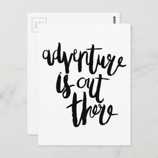 Het avontuur is er briefkaart (Voorkant / Achterkant)