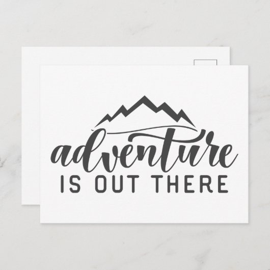 Het avontuur is er briefkaart (Voorkant / Achterkant)