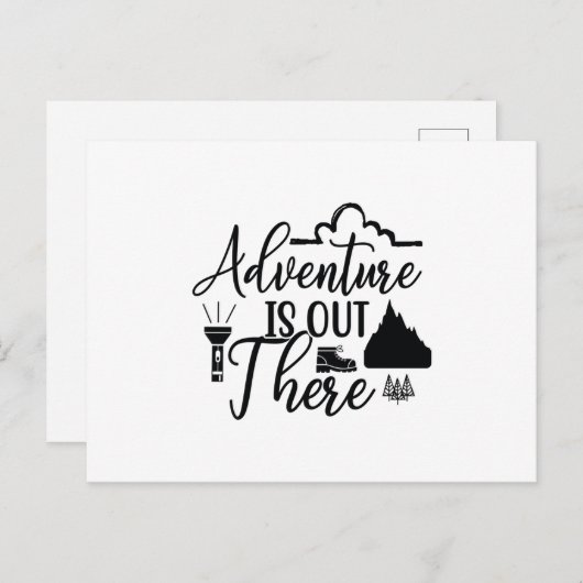 Het avontuur is er briefkaart (Voorkant / Achterkant)