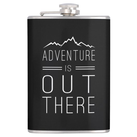 Het avontuur is er heupfles (Voorkant)