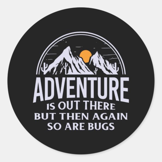 Het avontuur is er, maar dan zijn er weer ook bugs ronde sticker (Voorkant)