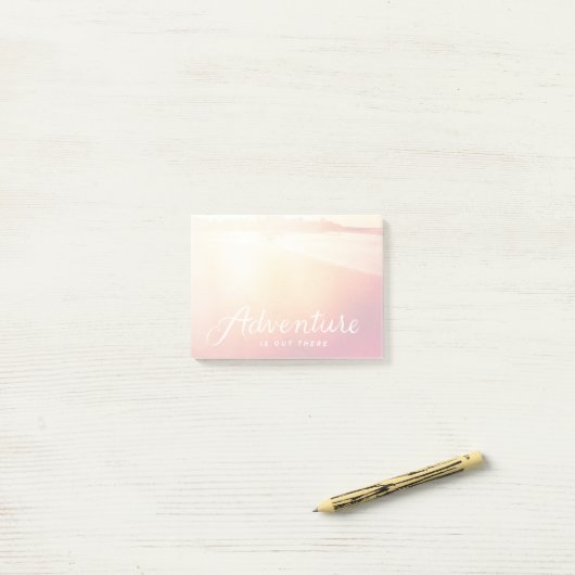 Het avontuur is er post-it® notes (Op bureau)