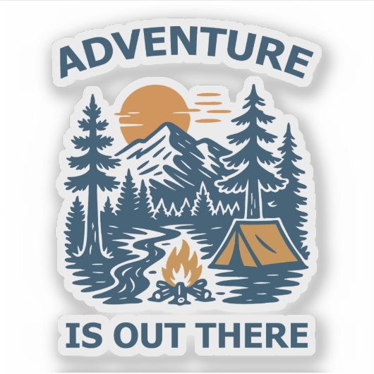 Het avontuur is er sticker (Voorkant)